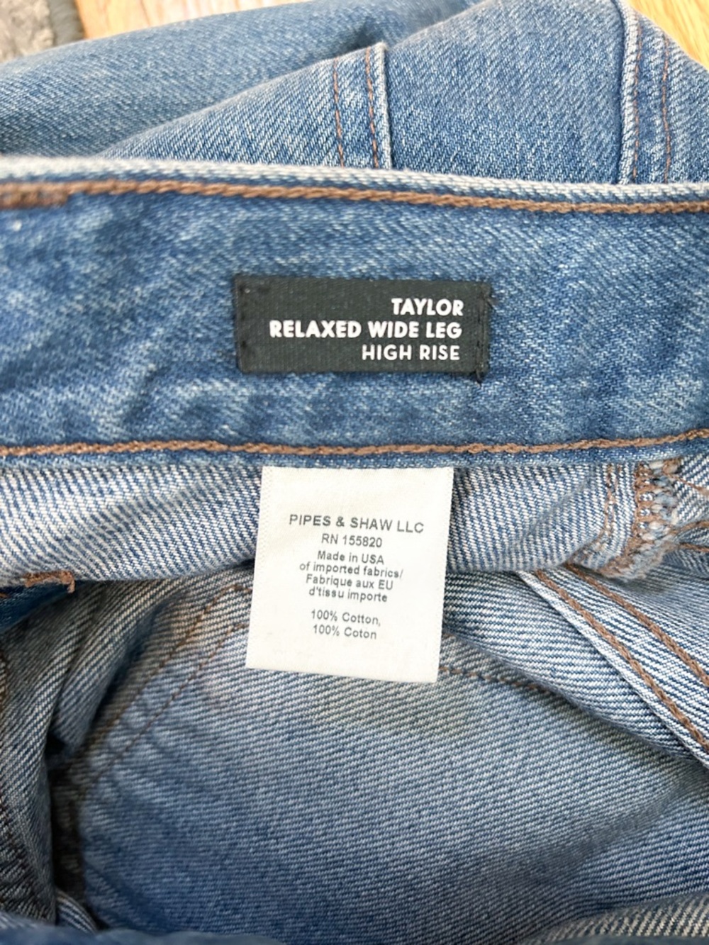 Veronica Beard Taylor Relaxed Wide Leg High Rise Jean - Picture 6 of 9